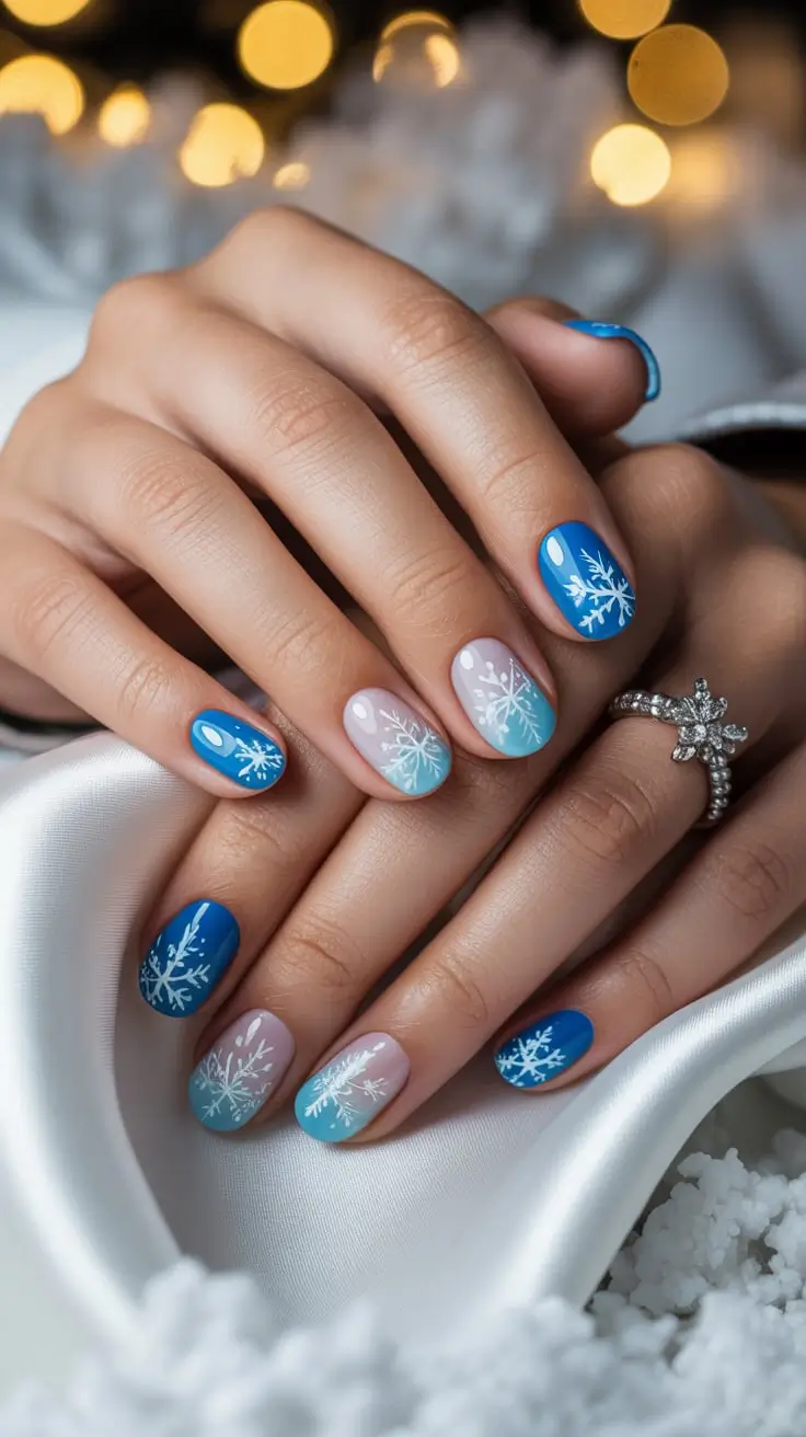 24 Snowflake Winter Nail Ideas 2025–2026: Chic, Cozy, and Frost-Inspired Manicures