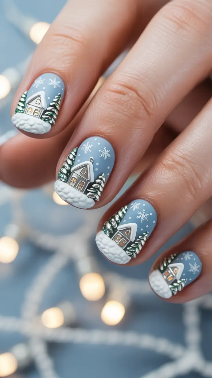 Chic in the Cold: 24 Short Winter Nail Designs & Colors to Warm Up 2025–2026