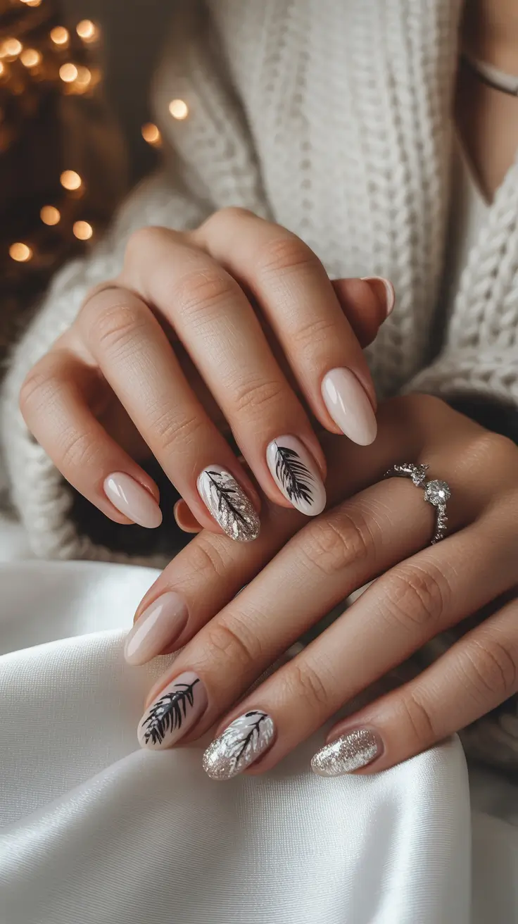25 Winter Nails Almond Design and Color Ideas 2025–2026 That Feel Like Cozy Luxury