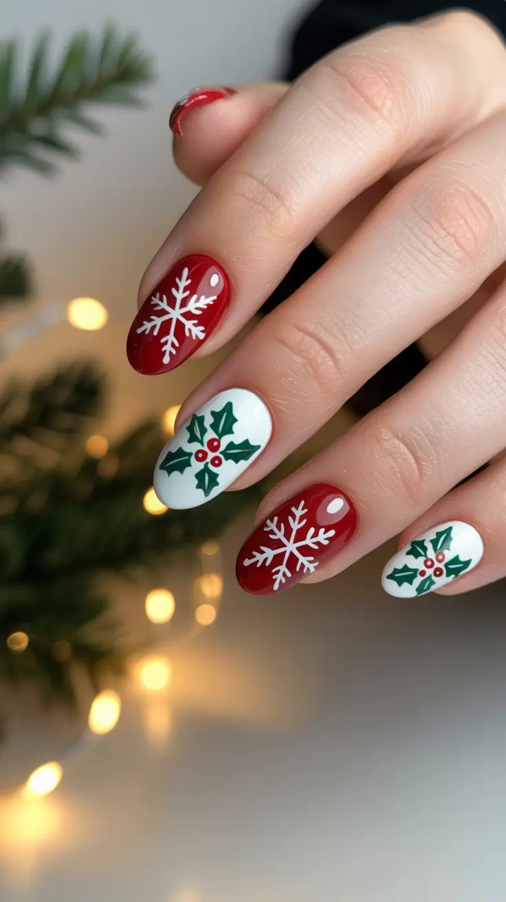 23 Christmas Nails Acrylic Ideas 2025 That Bring Festive Magic to Your Manicure