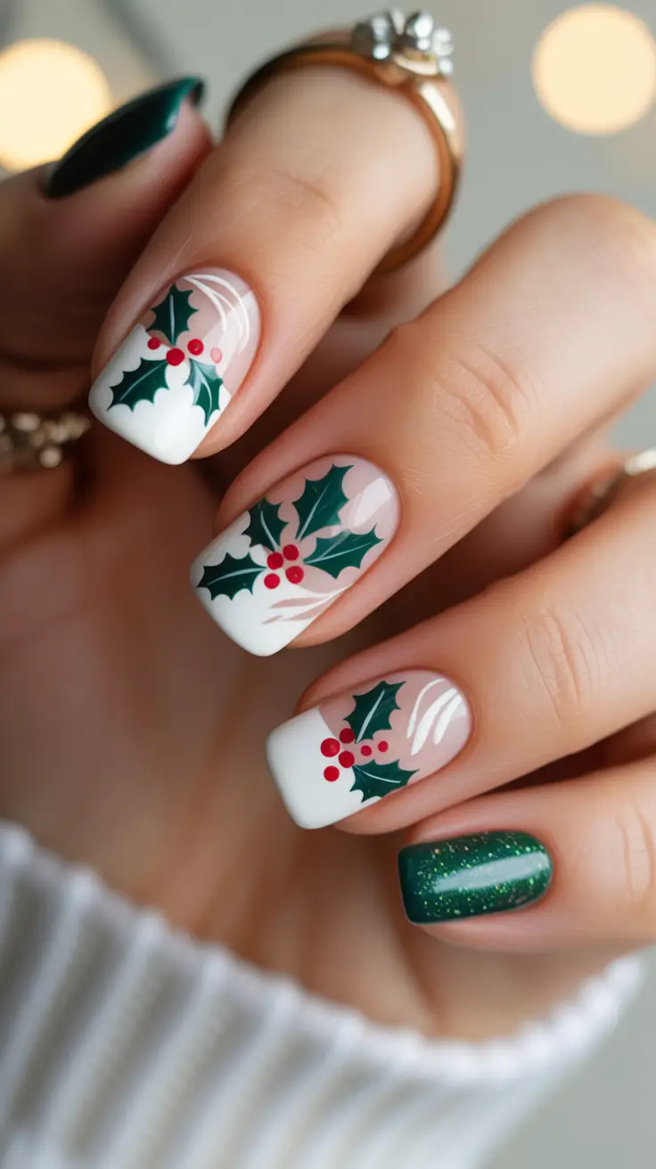 23 Easy Christmas Nails Ideas 2025 to Spark Holiday Magic at Your Fingertips