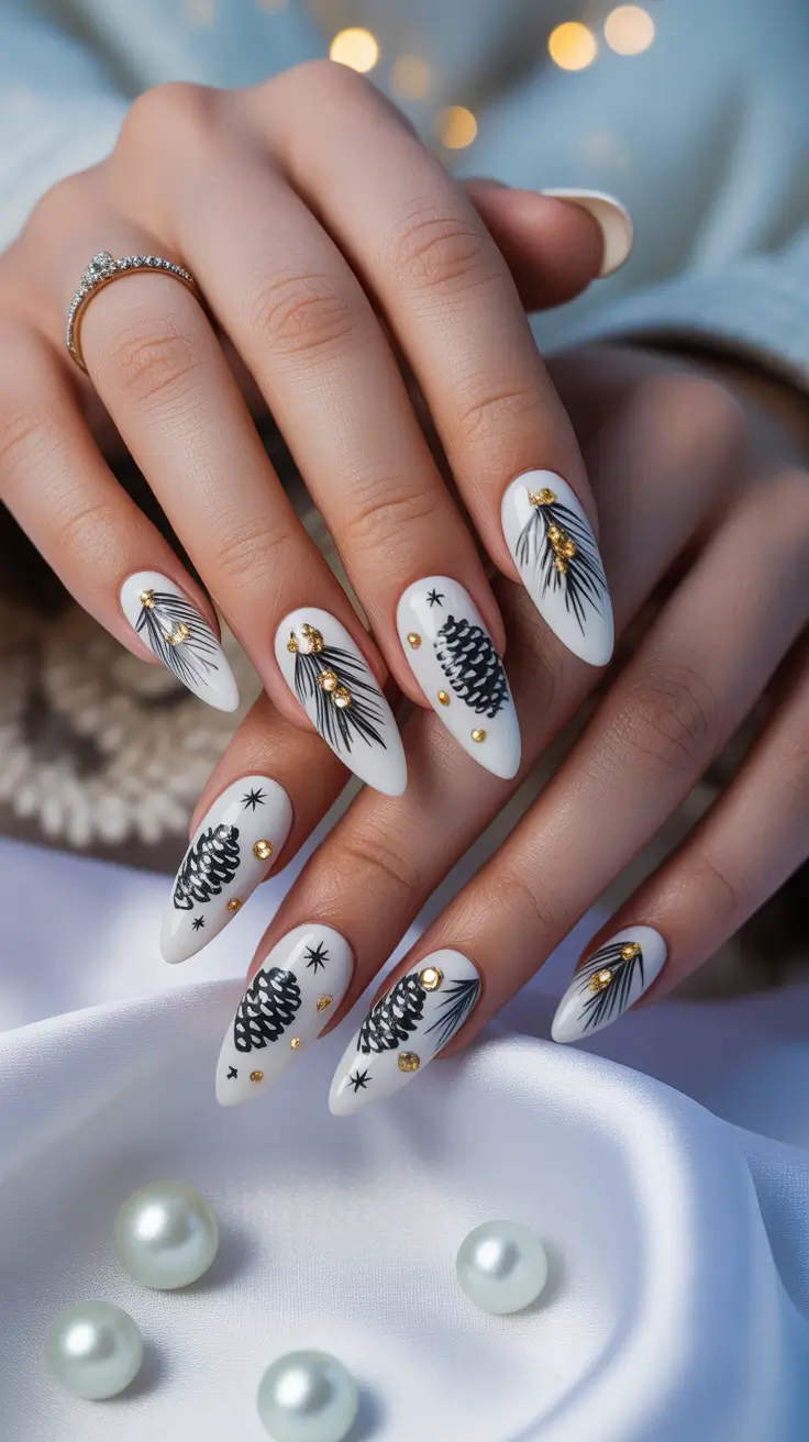25 White Christmas Nails Ideas 2025: Elegant Winter Nail Designs to Shine This Holiday Season
