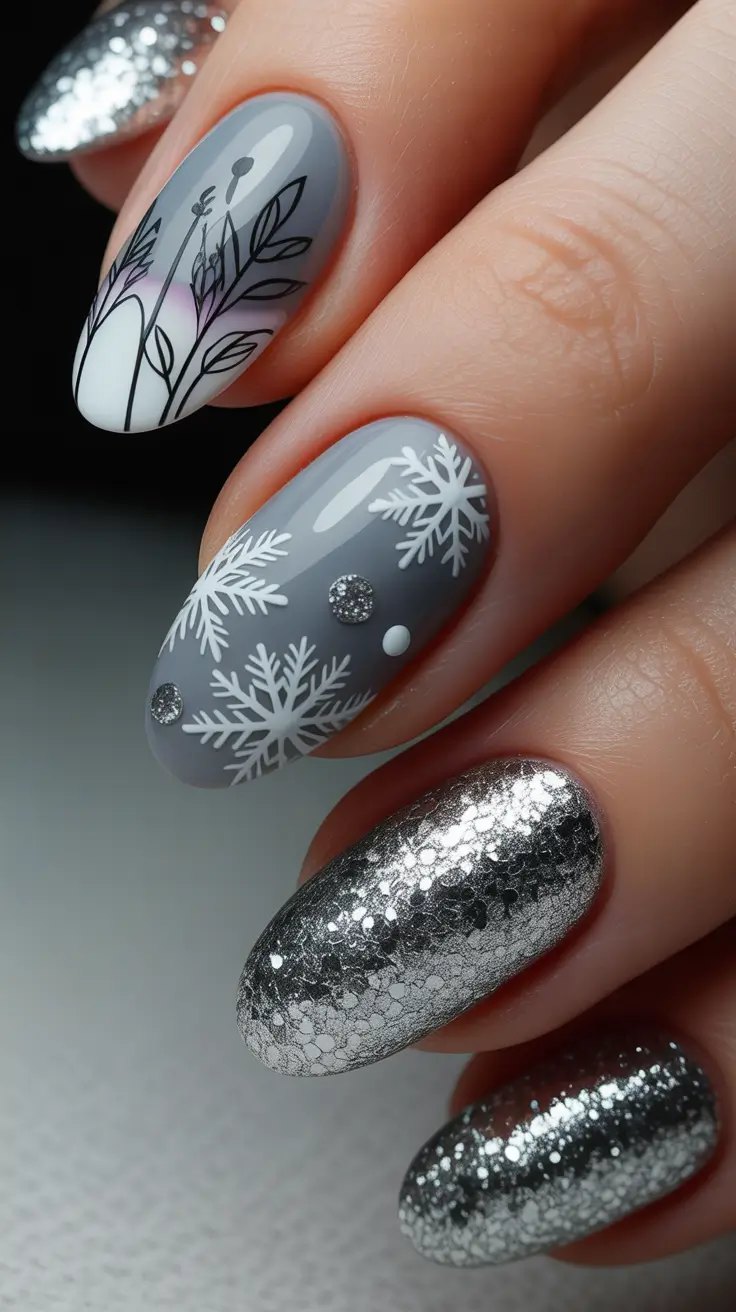 25 Pretty Winter Nails 2025–2026: Chic, Cozy, and Sparkling Manicure Ideas for the Cold Season