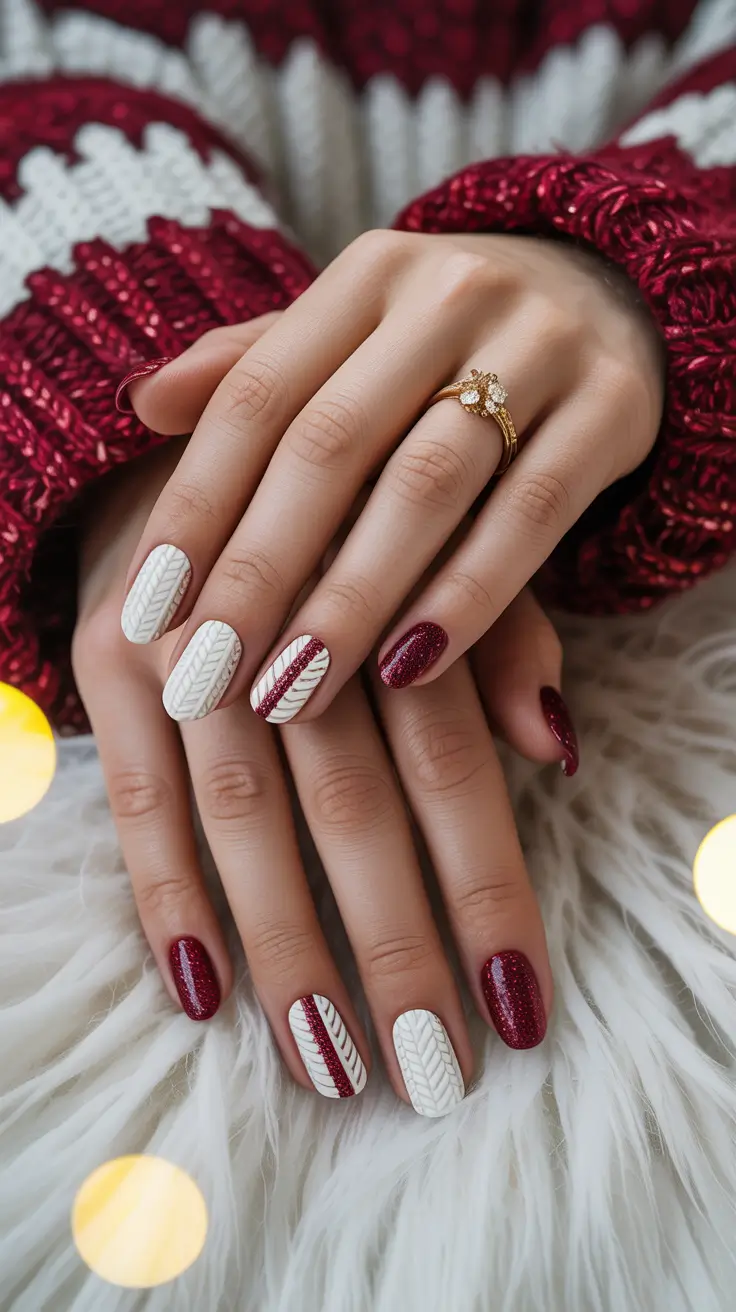 24 Winter Sweater Nails 2025–2026: Cozy Textured Manicure Ideas for the Cold Season