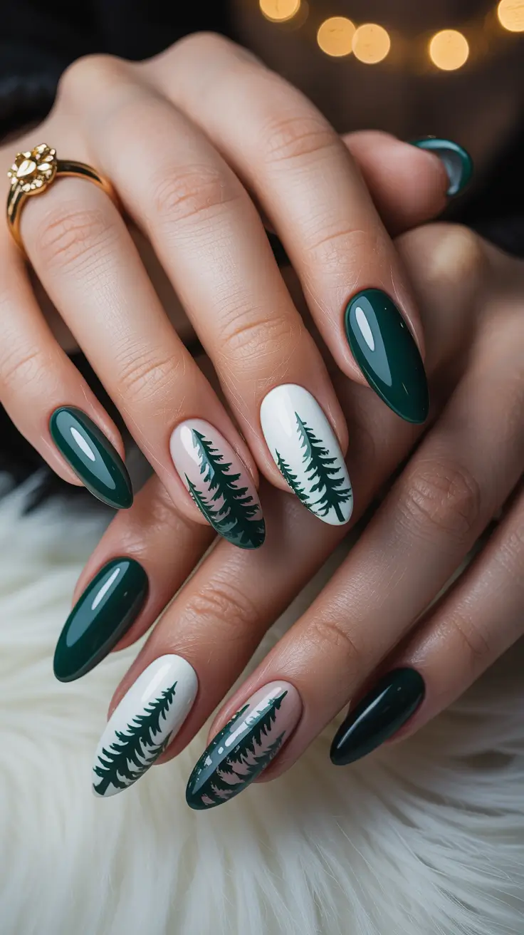 23 Green Winter Nails Ideas 2025–2026: Elegant, Cozy, and On-Trend Manicures to Try This Season