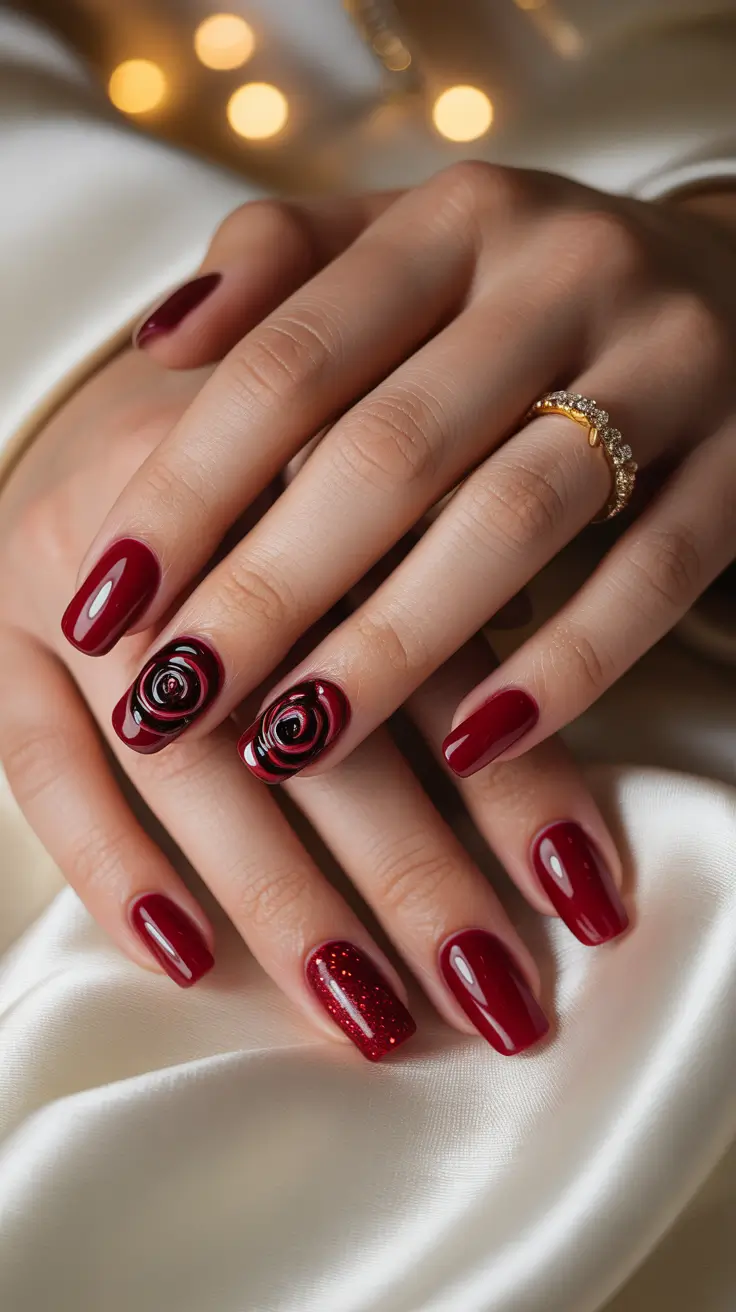 23 Red Winter Nails Ideas 2025–2026: Elegant, Festive & Timeless Manicure Trends