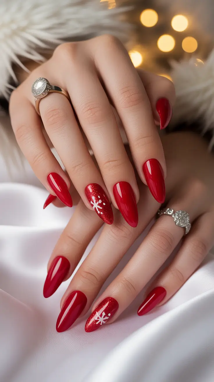 24 Red Christmas Nails Ideas 2025: Festive and Glamorous Holiday Manicures to Try This Season