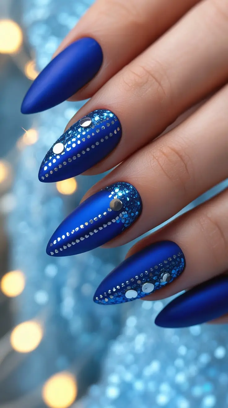 23 Blue Christmas Nails Ideas 2025 That Will Make Your Holiday Look Sparkle