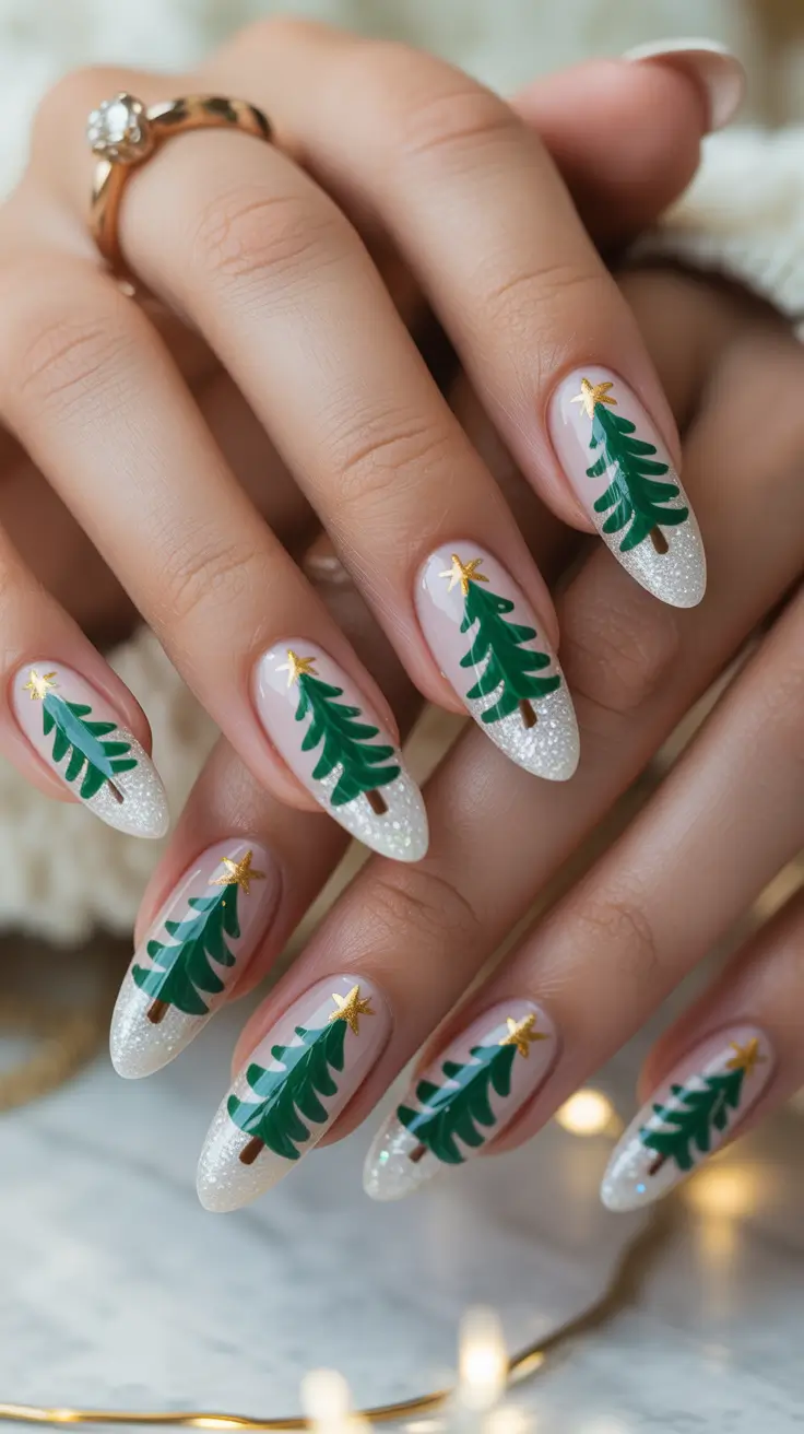 24 Christmas Tree Nails Ideas 2025: Festive, Chic & Totally Wearable Holiday Manicures