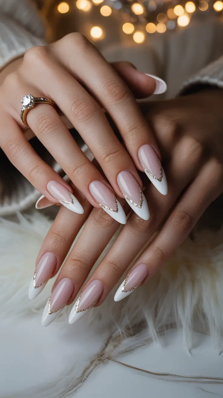 25 Winter French Tip Nails Ideas 2025–2026: Chic, Modern & Frost-Inspired Manicure Looks
