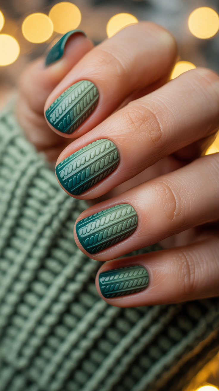 24 Winter Sweater Nails 2025–2026: Cozy Textured Manicure Ideas for the Cold Season