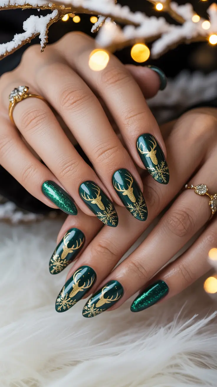 23 Green Winter Nails Ideas 2025–2026: Elegant, Cozy, and On-Trend Manicures to Try This Season