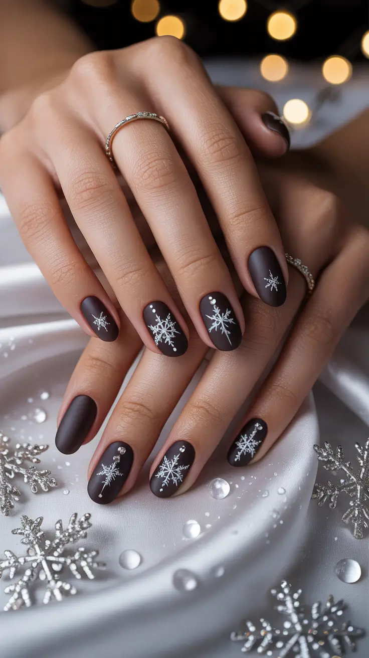 24 Snowflake Winter Nail Ideas 2025–2026: Chic, Cozy, and Frost-Inspired Manicures