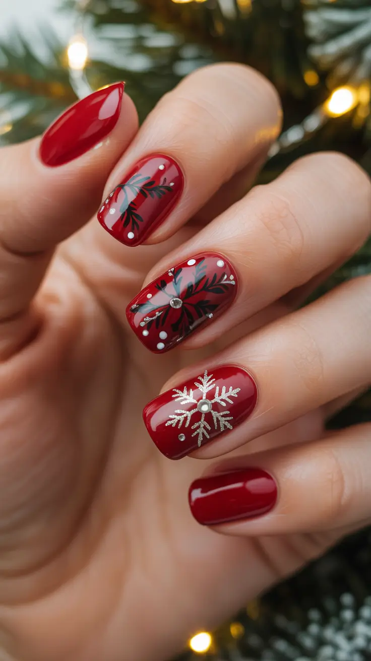 24 Simple Christmas Nails Ideas 2025 to Inspire Your Festive Manicure