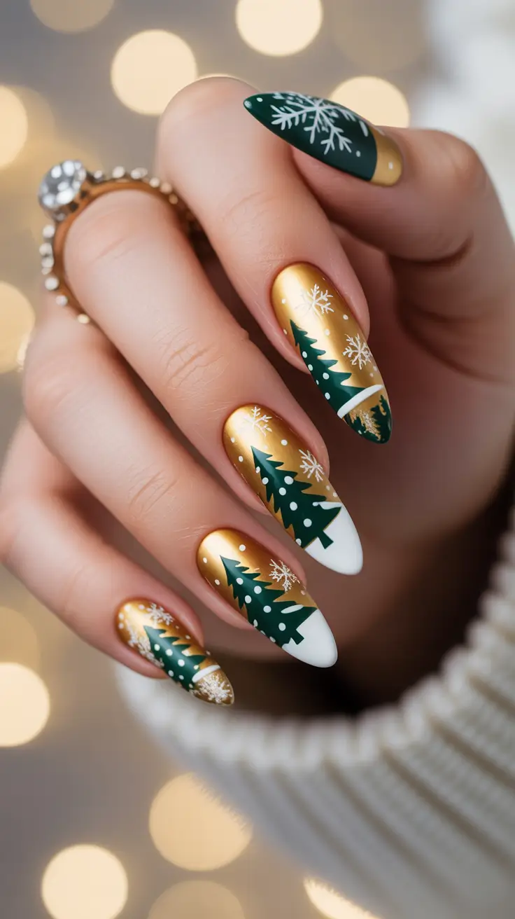 24 Christmas Tree Nails Ideas 2025: Festive, Chic & Totally Wearable Holiday Manicures