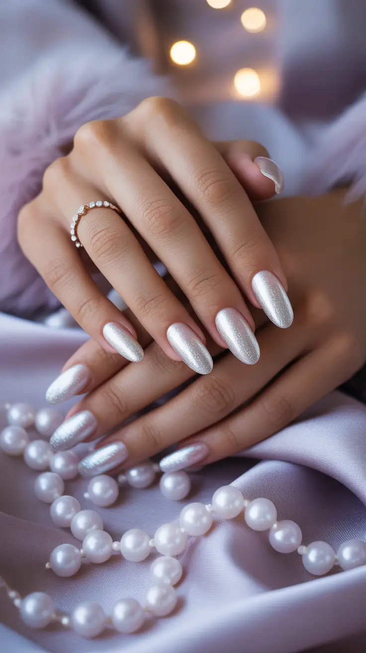 25 White Christmas Nails Ideas 2025: Elegant Winter Nail Designs to Shine This Holiday Season