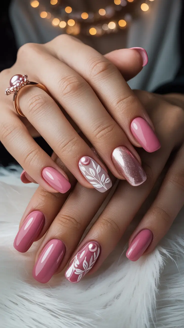 25 Pink Winter Nails Ideas 2025–2026: Chic, Modern, and Totally Wearable