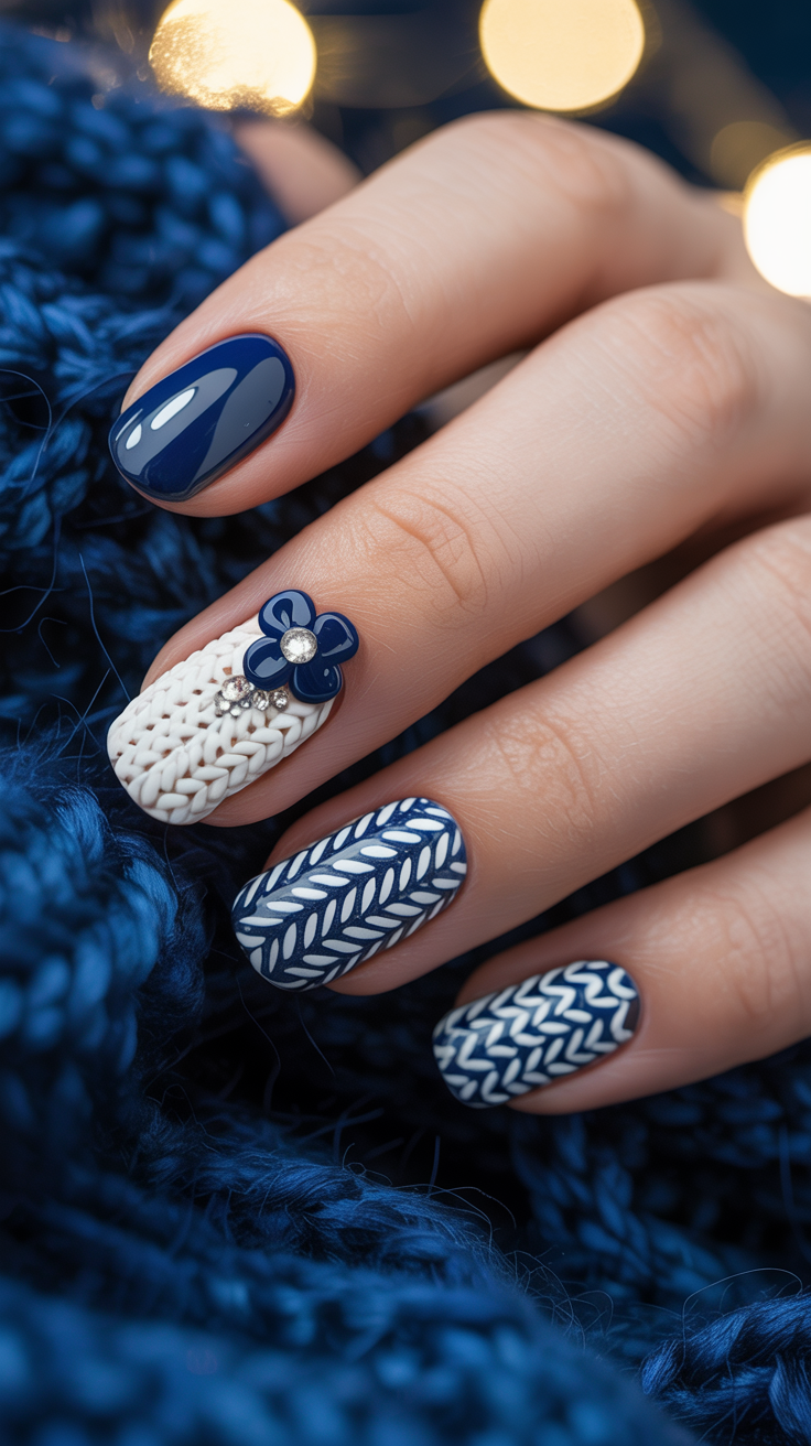 24 Winter Sweater Nails 2025–2026: Cozy Textured Manicure Ideas for the Cold Season