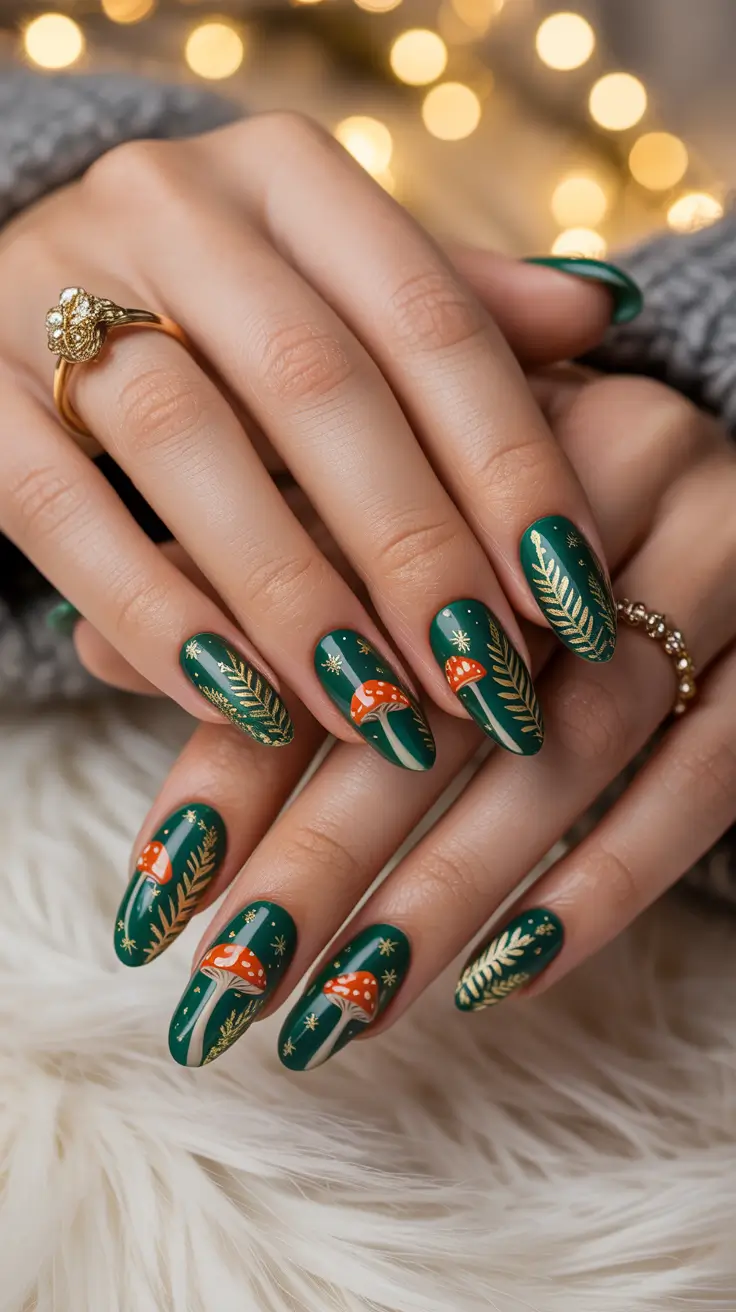 23 Green Winter Nails Ideas 2025–2026: Elegant, Cozy, and On-Trend Manicures to Try This Season