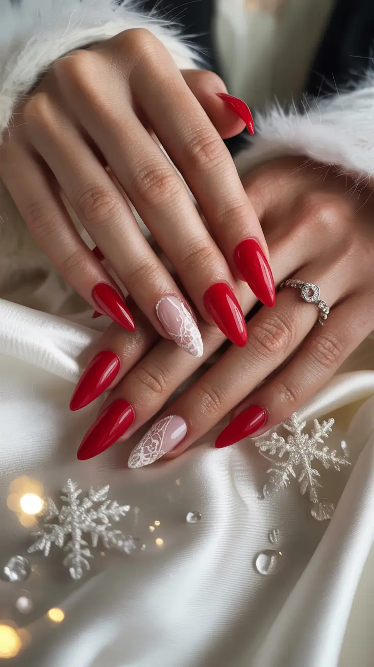 23 Red Winter Nails Ideas 2025–2026: Elegant, Festive & Timeless Manicure Trends