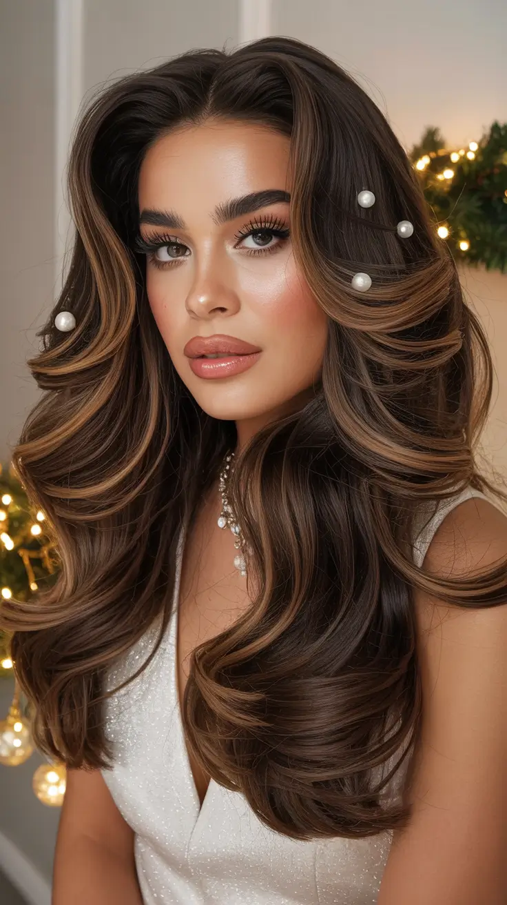 22 Christmas Party Hairstyles Ideas 2025 That Will Make You Shine All Night