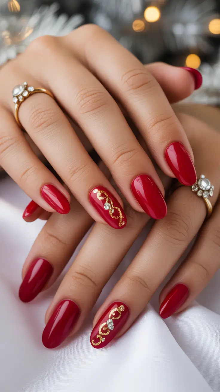 24 Red Christmas Nails Ideas 2025: Festive and Glamorous Holiday Manicures to Try This Season