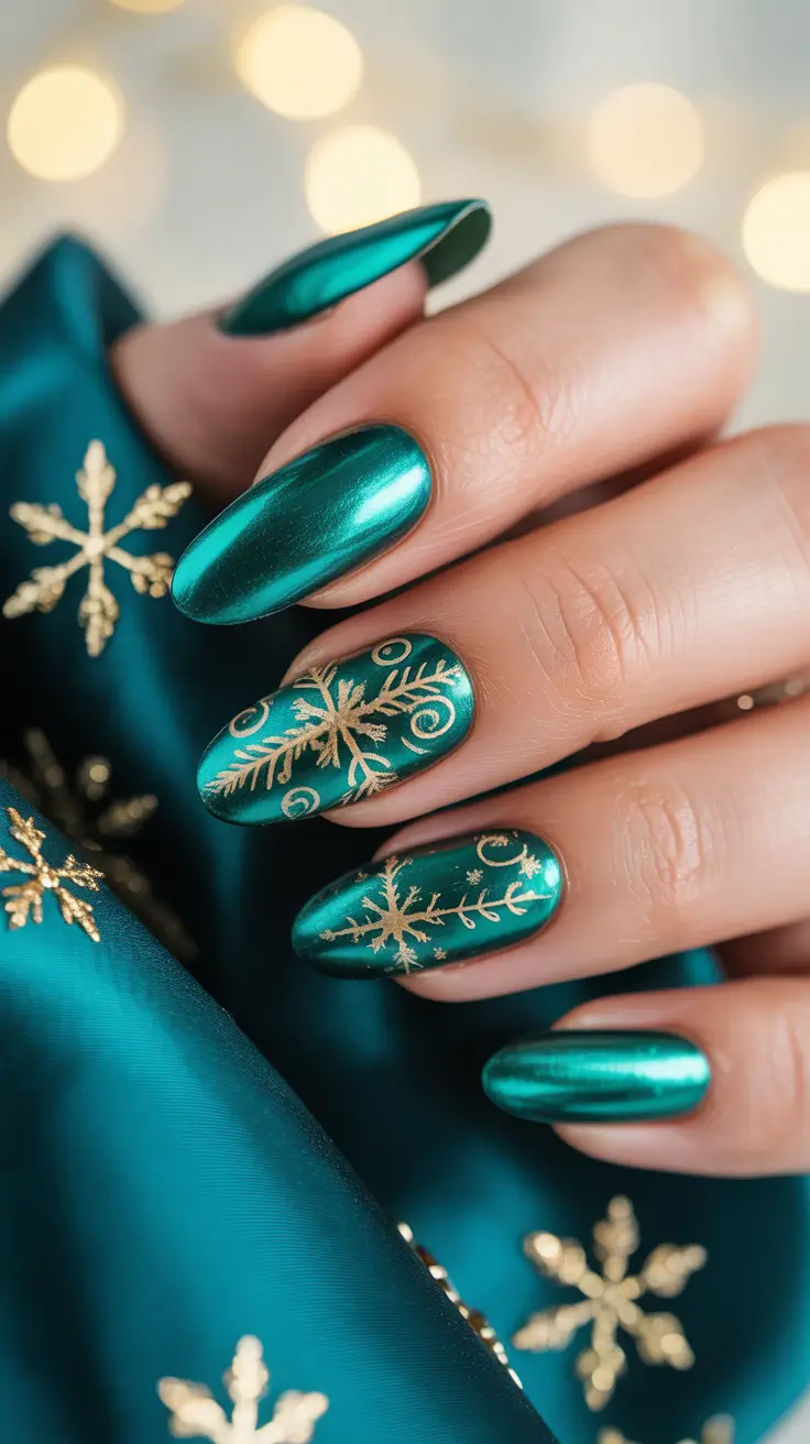 23 Green Christmas Nails Ideas 2025 to Inspire Your Festive Manicure Look