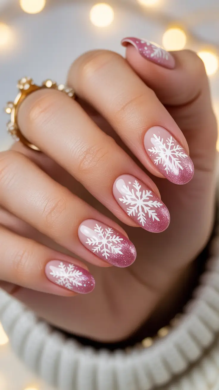 25 Pink Christmas Nails Ideas 2025: Festive, Chic & Totally On-Trend