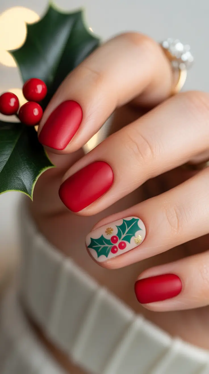23 Easy Christmas Nails Ideas 2025 to Spark Holiday Magic at Your Fingertips