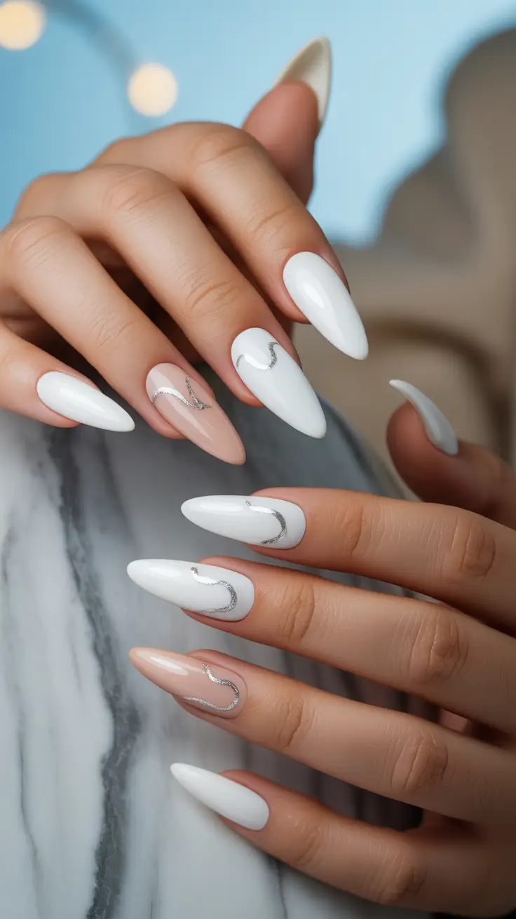 25 White Christmas Nails Ideas 2025: Elegant Winter Nail Designs to Shine This Holiday Season