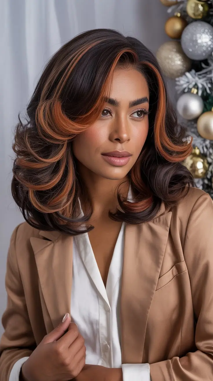 23 Stunning Winter Hair Colors for Dark Skin to Try in 2025–2026