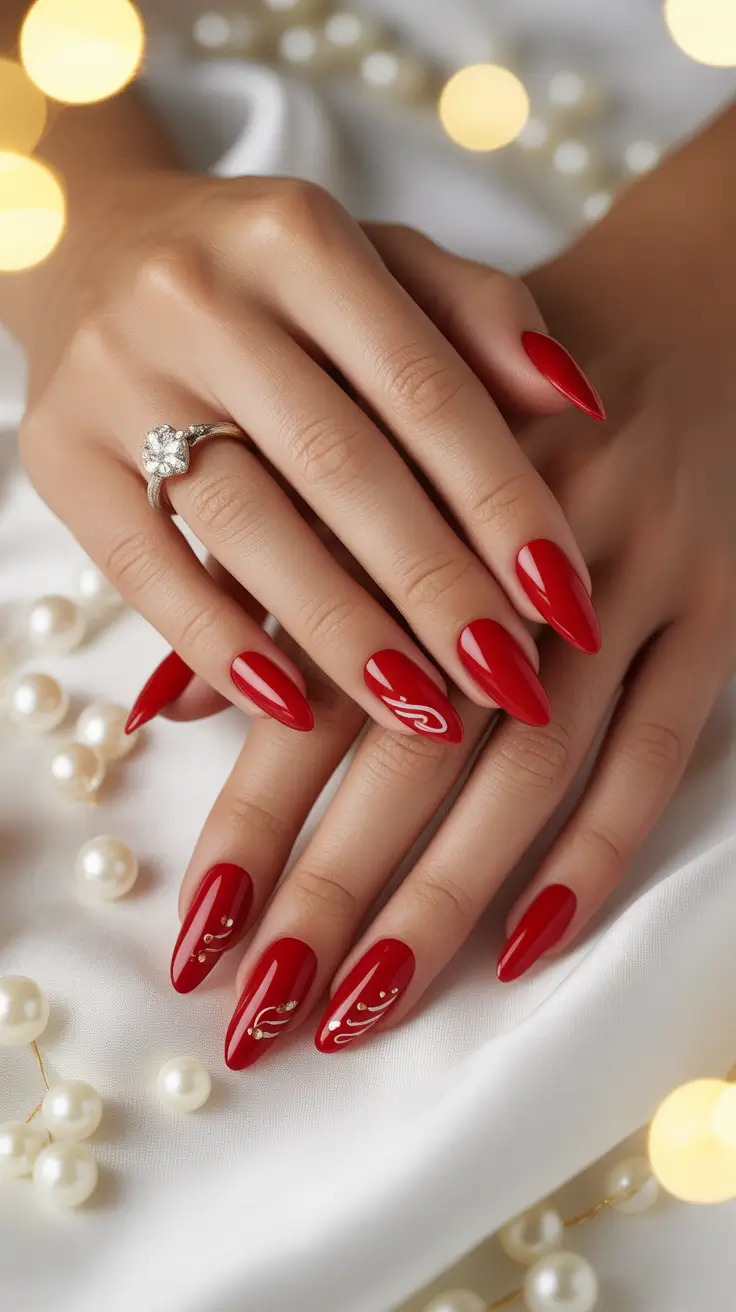 24 Red Christmas Nails Ideas 2025: Festive and Glamorous Holiday Manicures to Try This Season