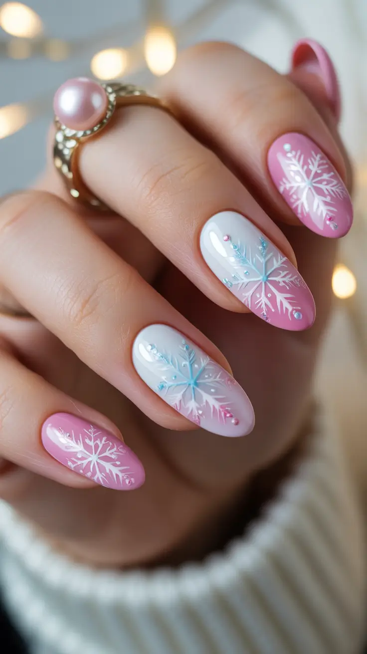 25 Pink Christmas Nails Ideas 2025: Festive, Chic & Totally On-Trend