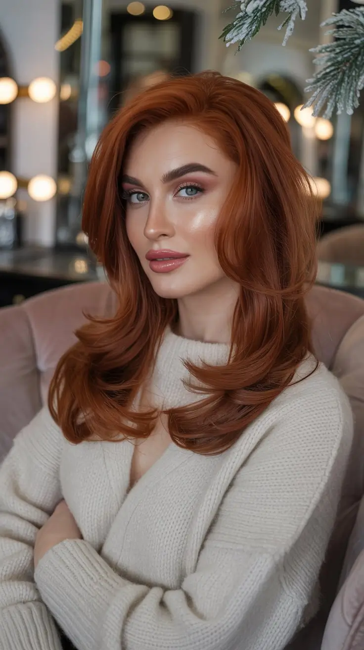 24 Winter Hair Colors Auburn Ideas 2025 – 2026: Trendy Shades to Try This Season