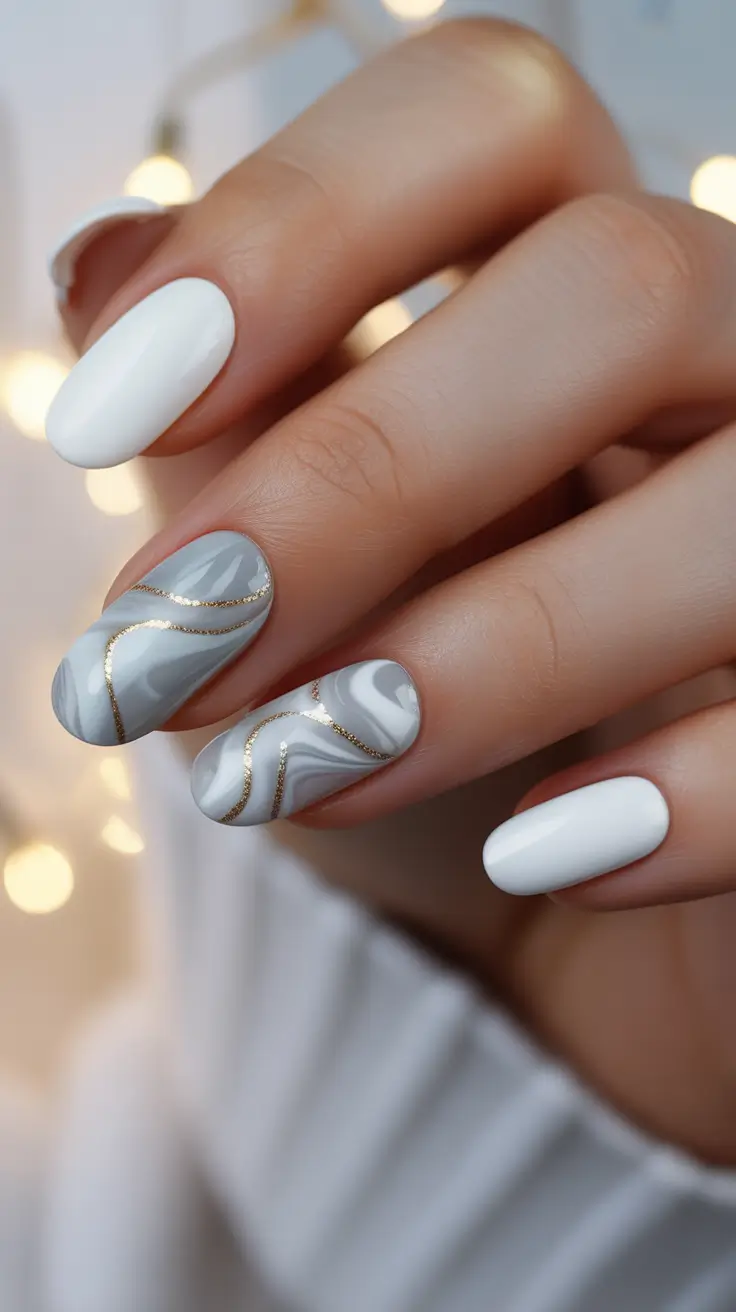 25 White Christmas Nails Ideas 2025: Elegant Winter Nail Designs to Shine This Holiday Season