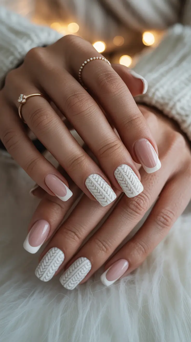 24 Winter Sweater Nails 2025–2026: Cozy Textured Manicure Ideas for the Cold Season