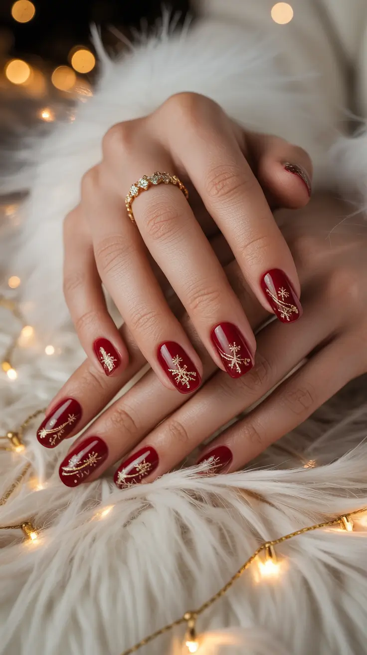 23 Red Winter Nails Ideas 2025–2026: Elegant, Festive & Timeless Manicure Trends