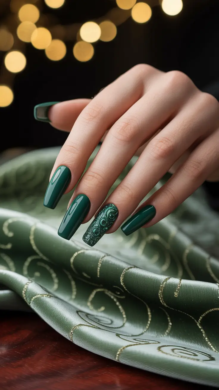 23 Green Winter Nails Ideas 2025–2026: Elegant, Cozy, and On-Trend Manicures to Try This Season