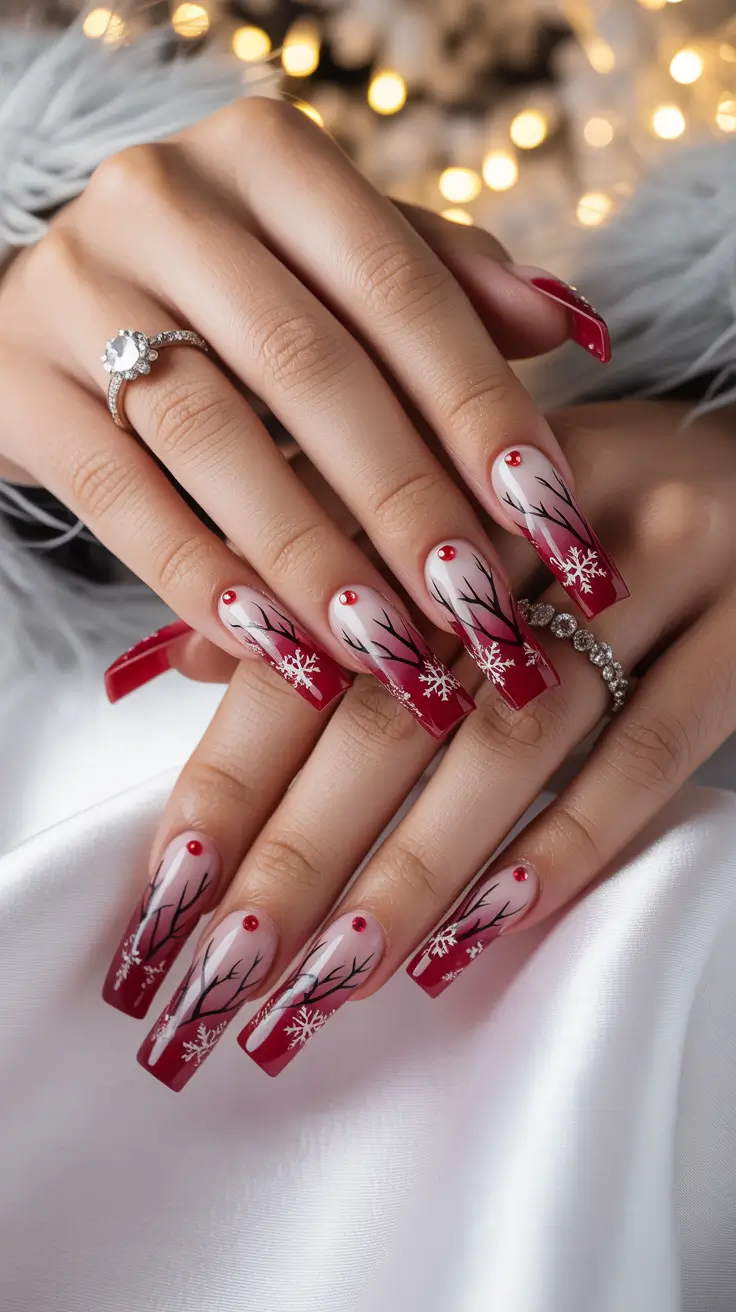 24 Stunning Coffin Winter Nails Design and Color Ideas 2025–2026 for a Chic Seasonal Look
