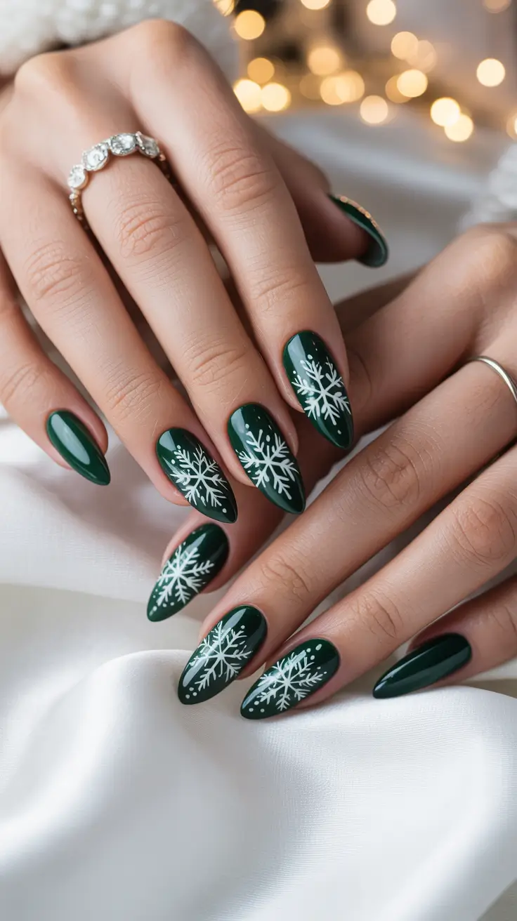 24 Snowflake Winter Nail Ideas 2025–2026: Chic, Cozy, and Frost-Inspired Manicures