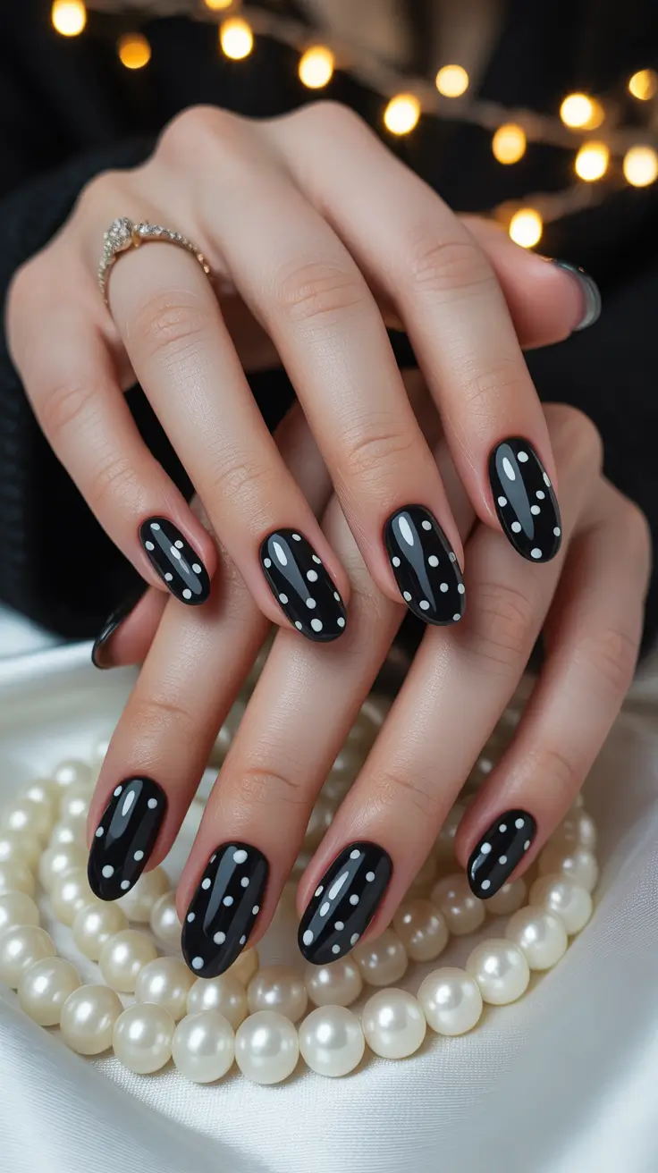 23 Black Christmas Nails Ideas 2025: Elegant, Bold & Festive Winter Nail Designs