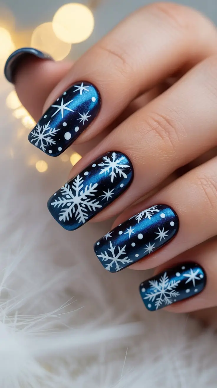 25 Pretty Winter Nails 2025–2026: Chic, Cozy, and Sparkling Manicure Ideas for the Cold Season