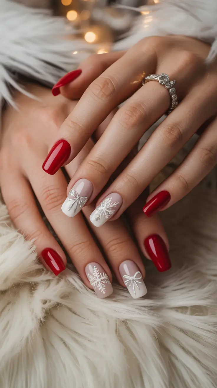 24 Snowflake Winter Nail Ideas 2025–2026: Chic, Cozy, and Frost-Inspired Manicures