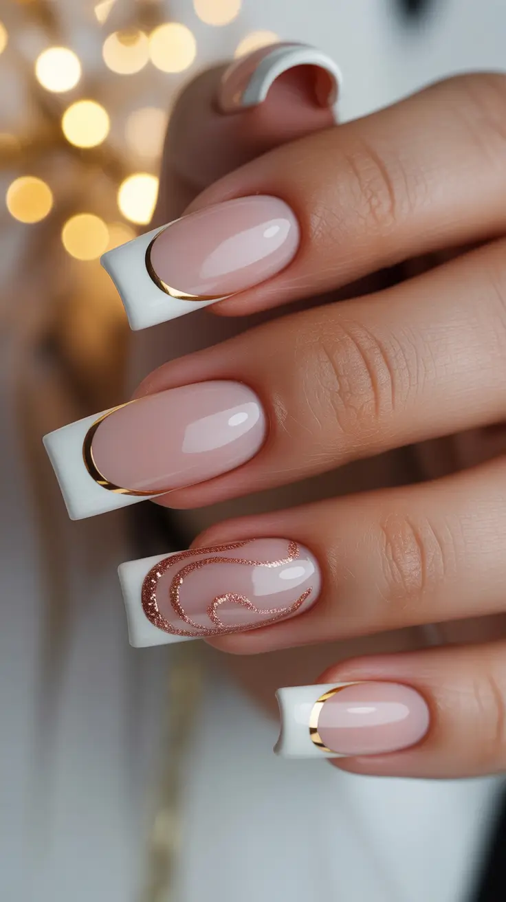 24 Christmas French Nails Ideas 2025: Elegant, Festive, and Timeless Holiday Manicures