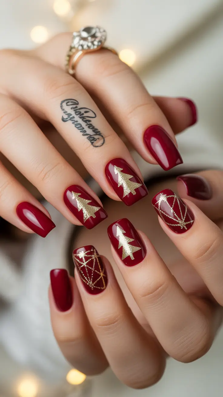 23 Easy Christmas Nails Ideas 2025 to Spark Holiday Magic at Your Fingertips