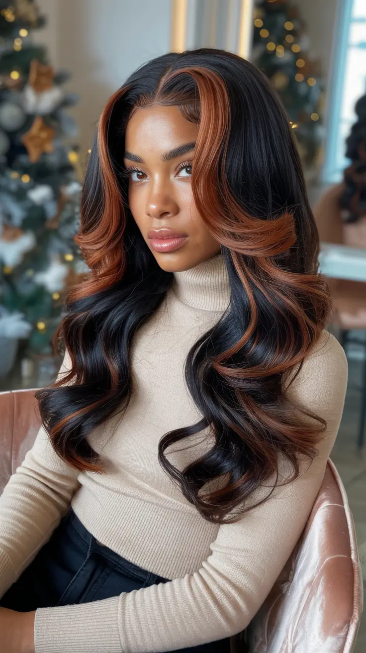 23 Stunning Winter Hair Colors for Dark Skin to Try in 2025–2026