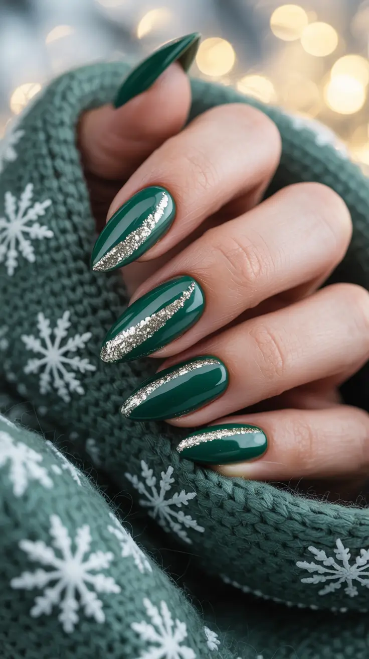 23 Green Winter Nails Ideas 2025–2026: Elegant, Cozy, and On-Trend Manicures to Try This Season