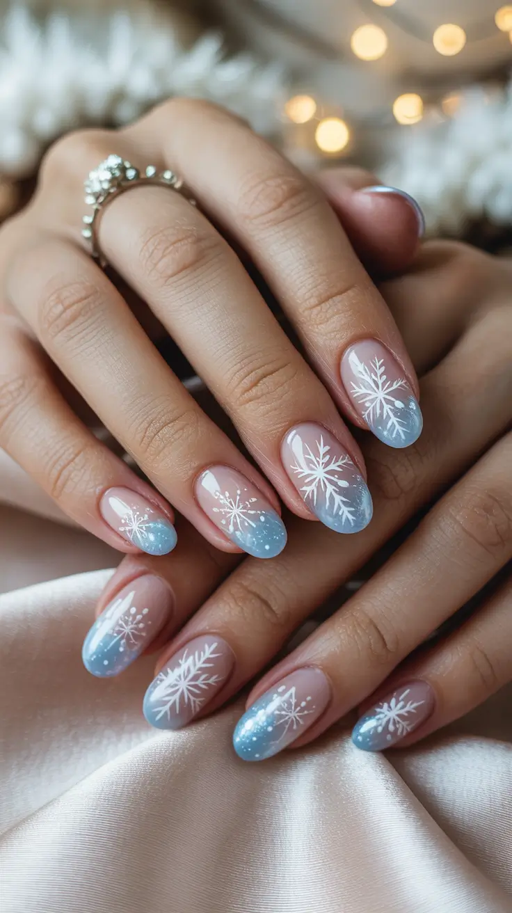 24 Snowflake Winter Nail Ideas 2025–2026: Chic, Cozy, and Frost-Inspired Manicures