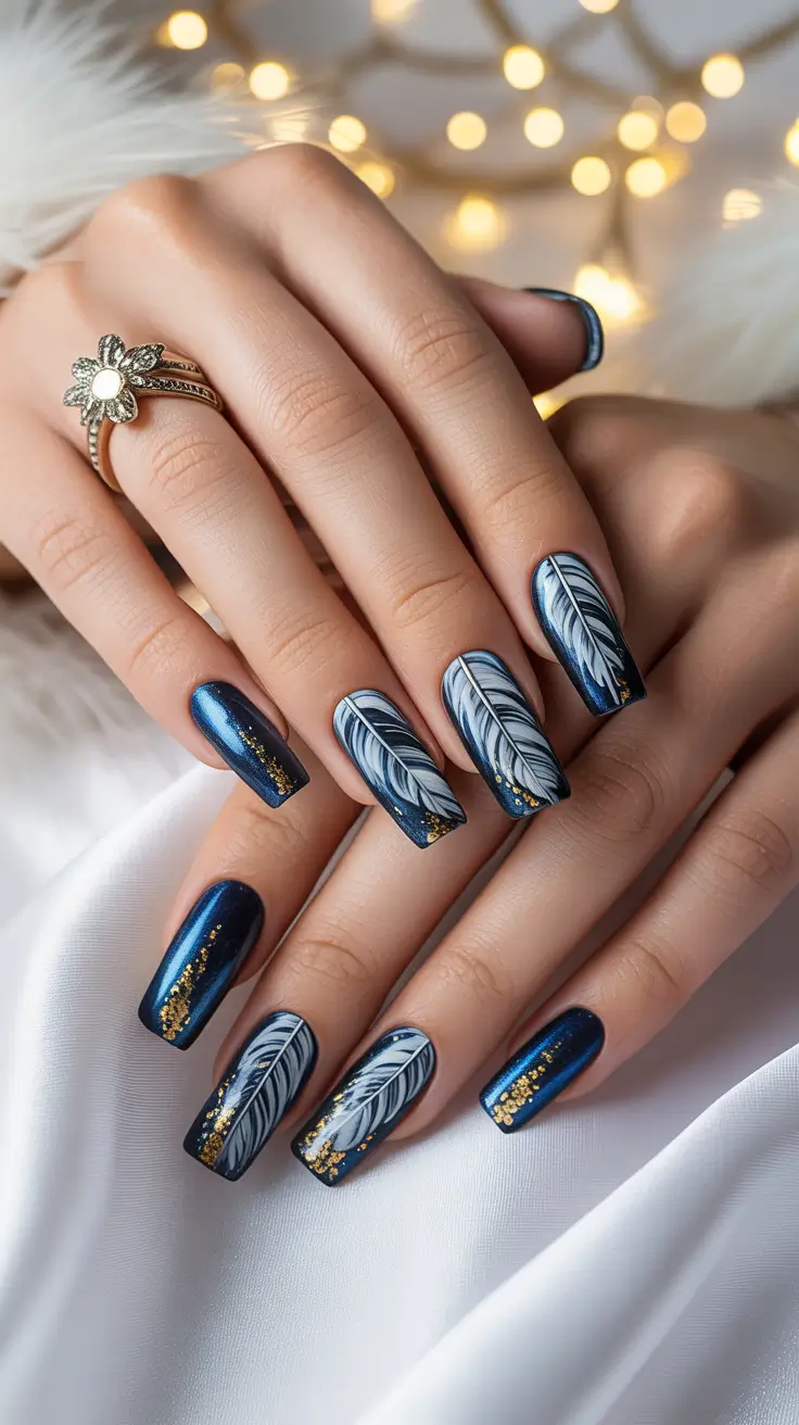 24 Stunning Coffin Winter Nails Design and Color Ideas 2025–2026 for a Chic Seasonal Look