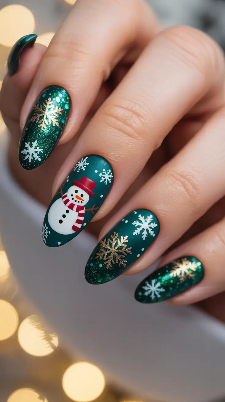 23 Christmas Nails Acrylic Ideas 2025 That Bring Festive Magic to Your Manicure